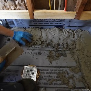 75K views · 280 reactions | How To Install Shower Mortar Bed, Liner, and Drain | Modern Builds | Facebook