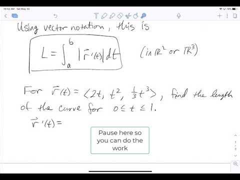 Arc Length and Curvature - Multivariable Calculus (13.3a)
