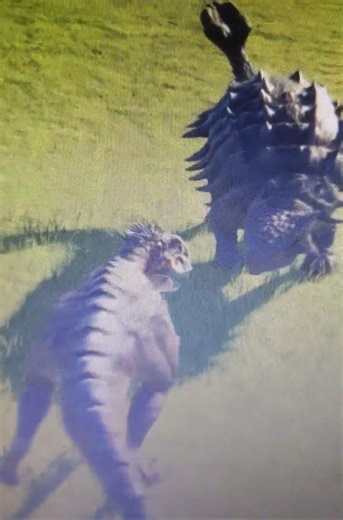 Scorpius rex vs ankylosaure