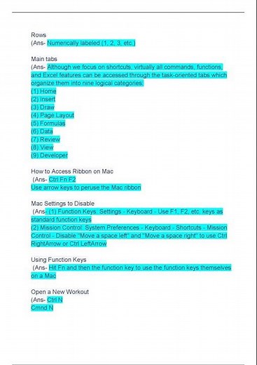 WALL STREET PREP EXCEL CRASH COURSE UPDATED A SCORE GUIDE