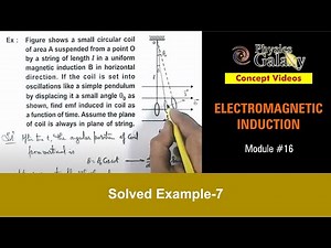 Class 12 Physics | Electromagnetic Induction | #16 Solved Example-7 on Electromagnetic Induction