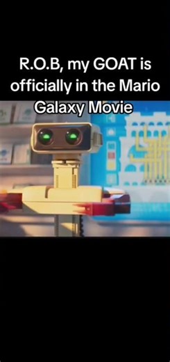 R.O.B the goat is in super mario galaxy