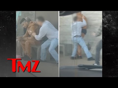 Police Officers Throw Blueface Against Wall In Attempted Murder Arrest | TMZ
