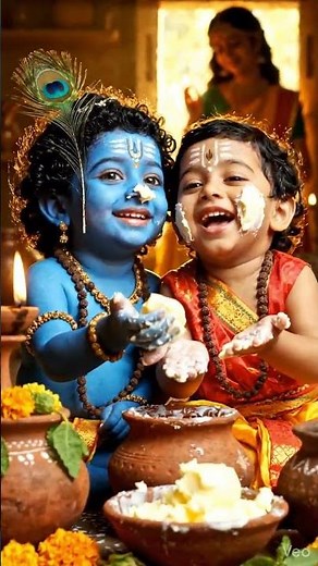 Little Krishna's Divine Childhood — The Most Beautiful Story Ever Told 🕉️ #isckon #krishna