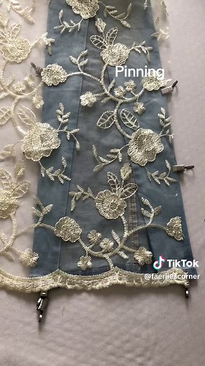 I know why i dont like them as much lol the flare is too low and its not flare enough i shouldve done it same as last time 😞 #sewing #diy #y2k #lace