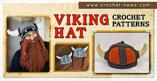 CROCHET VIKING HAT PATTERNS
