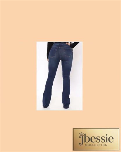 Affair Of The Flare Stretch Jeans - Dark Wash