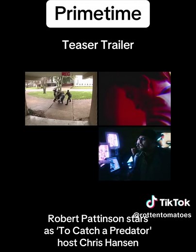 Robert Pattinson stars as 'To Catch a Predator' host Chris Hansen in the first teaser trailer for Primetime. #movie #movietok #robertpattinson #trailer #film