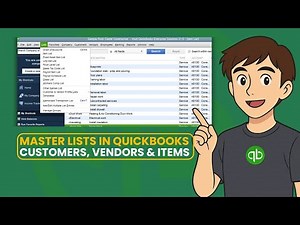 QuickBooks Desktop List Centers: Customer, Vendor, Item & Employee Lists