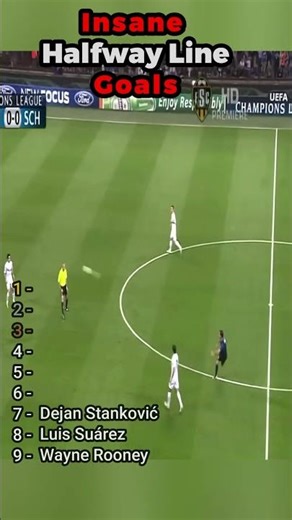 Insane Halfway Line Goals