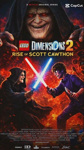 Lego Dimensions 2 movie poster!