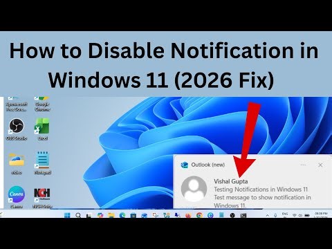 (2026 Fix ✅) How to Disable Notification in Windows 11