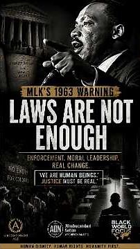 MLK's 1963 Warning: Laws Are Not Enough | Tokenism, Human Rights and Moral Leadership