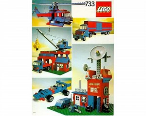 LEGO 733-1 Universal Building Set (Universal Building Set 1980)