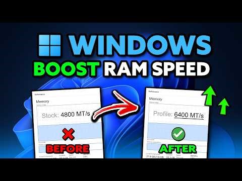 How To Optimize Windows by Boosting RAM Speed