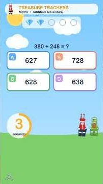 Addition Adventure 🗺️ Addition for Kids | Grade 3 Maths Quiz with JJ & Mikey