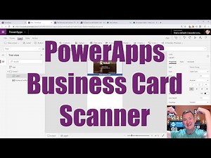 PowerApps Business Card Scanner - Edit and Save the data to SharePoint