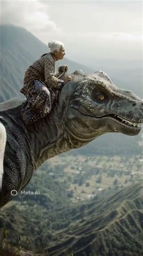 old woman riding a dragon #animation #anime #nature #animalshorts