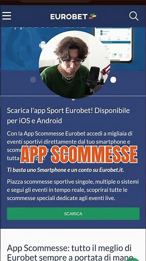 EUROBET APP, come funziona l'applicazione scommesse #eurobet #shorts #scommessesportive