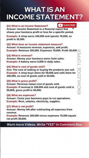What is Income Statement