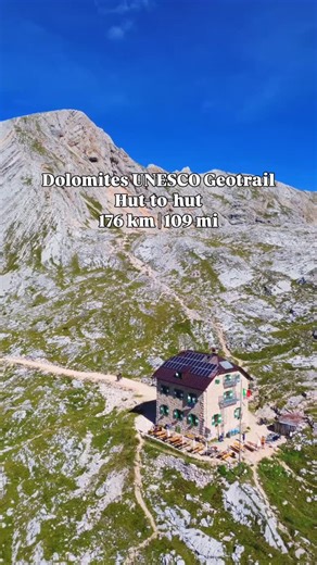 Hiking Trails | Trekking | Hut-to-hut on Instagram: "Dolomites UNESCO Geotrail 🇮🇹 | 176 KM | 10-stage itinerary ⬇️ The Dolomites UNESCO Geotrail is a spectacular 176 km alpine route crossing three provinces: South Tyrol, Trentino, and Belluno. It goes through some of the most iconic sections of the Italian Dolomites 🏔️ Divided into 10 stages, the trail crosses four Dolomites nature parks, with ever-changing scenery: from limestone peaks to alpine meadows and ridgelines. You’ll hike from rifug