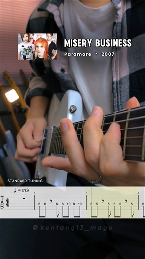 Misery Business - Paramore (guitar tutorial)🎸 #paramore #miserybusiness #guitartutorial #guitartabs