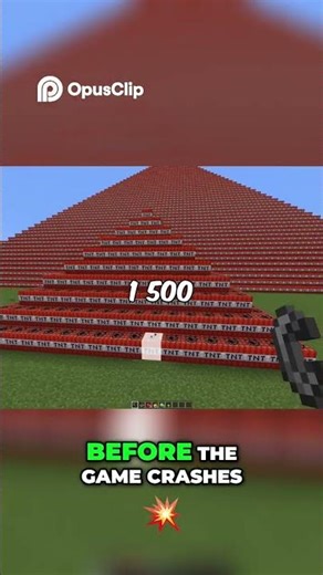 Pyramid Power: TNT vs. Nuclear Bombs Explosions! #minecraft #gaming #experiment