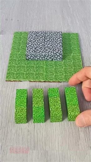 Minecraft Magnetic Blocks in Real Life. Magnetic Construction Minecraft! #minecraf #craft #craftmag