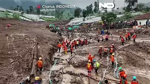 Video. Erdrutsch in Indonesien fordert mindestens 17 Tote, über 70 vermisst