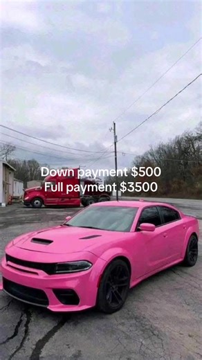 2022 Dodge Charger SRT Hellcat Price: $3500 Down Payment: $500 Finance Available Exterior Color: Pink Interior Color: Sepia / Black Mileage: 62,000 miles Transmission: 8-Speed Automatic Engine: 6.2L V8 Supercharged OHV Fuel Type: Gasoline Well maintained Runs strong