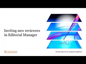 Inviting new reviewers in Editorial Manager