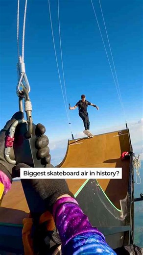 Biggest skateboard air in history?