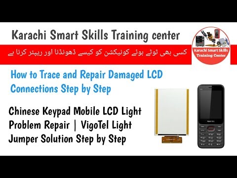 Chinese Keypad Mobile LCD Light Problem Repair | VigoTel Light Jumper Solution Step by Step