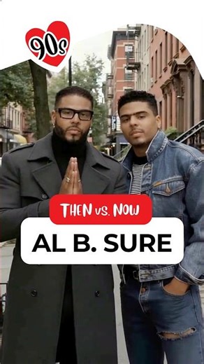 Al B. Sure 😍 THEN vs NOW 👑 90s R&B Glow Up #ai #90s #rnb #thenvsnow #music #hiphop