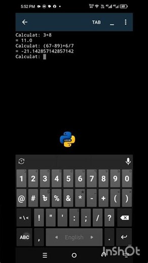 Python Calculator #coding #python #programming