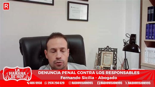 COMIENZAN LOS JUICIOS CONTRA LA MUNICIPALIDAD El abogado Fernando Sicilia dialogó con nuestro medio en el marco del primer juicio iniciado contra el municipio por parte de damnificados por el movimiento del Cerro Hermitte. Sicilia sostuvo que la vía judicial se convirtió en una herramienta necesaria ante la falta de respuestas y fue contundente al señalar: “Ellos hablan, nosotros hacemos”, en referencia al reiterado reclamo de inacción hacia el Ejecutivo municipal. | Radiovision 99.5 fm