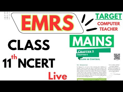 Free Live Batch | EMRS Mains Preparation | EMRS COMPUTER SCIENCE MAINS | DAY 8 |