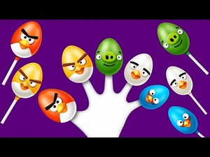 The Finger Family Song | Angry Birds Cake Pop Finger Family | Daddy finger song | Cartoon Animation