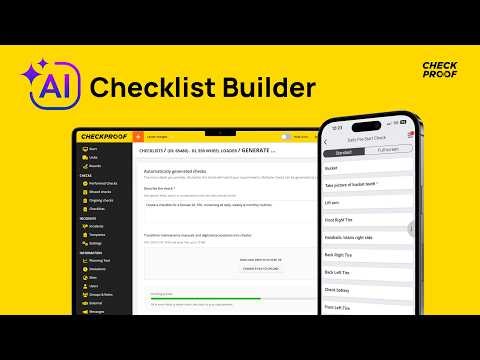 AI Checklist Builder | AI-Powered Checklists Ready in Minutes