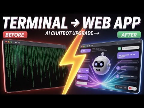 Same chatbot. Same code. But now it runs in the browser — and it looks insane."😱