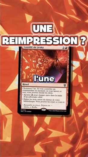 🔵Cet incontournable de Commandeur à 40$ pourrait être réimprimé… #mtgfrance #mtgfr