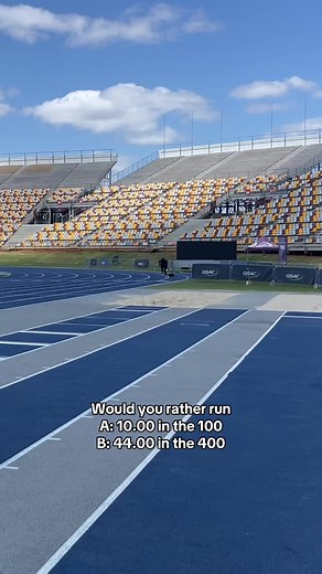 Track and Field Athletes: Sprinting 100m vs. 400m