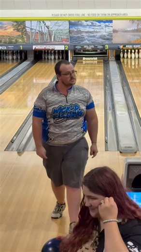 What an exciting night! Teammate Shayne Therrien shoots 300 and then Nathan Boothby has this shot to put him over 800 finishing 821!!!! He also grabbed 50% of the super strike that was over $1600!!! Great bowling guys | Bowler Builders Pro Shops