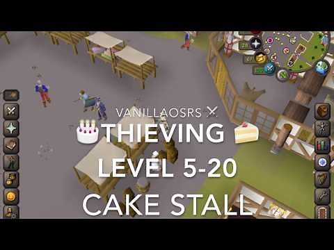 OSRS Thieving 5-20 Cake Stall