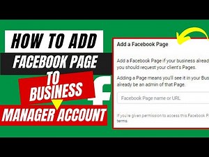 How to add Facebook page to business manager| How to add business manager to Facebook page