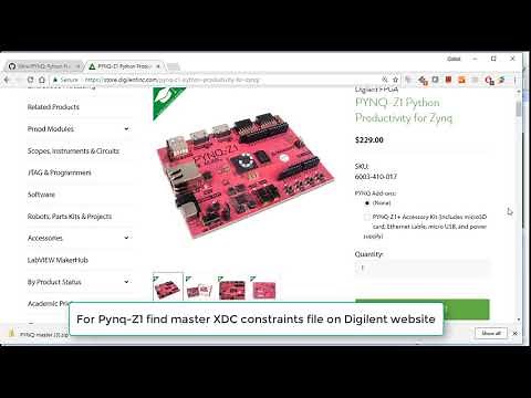Adding IP to a PYNQ overlay - tutorial