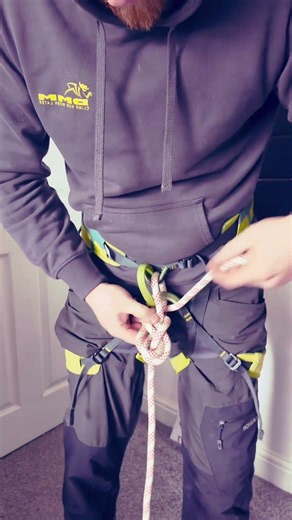 How to tie in to your harness #viral #rockclimbing #sports #sportclimbing #fyp