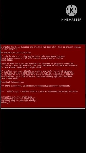 ABC Song Has BSOD Windows 7 #windows #windows7 #fyp #parati #bsod