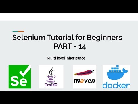 Part 14 Multi level inheritance