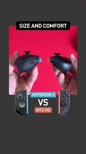 Hyperion 3 vs M12HD Ergonomics – Size Matters? | Which Is More Comfortable? Size Comparison